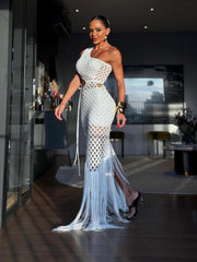 VESTIDO ESTRELA BRANCO - VESTIDO COM HOT PANT , FIOS DE SEDA
