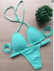 biquini fita verde agua