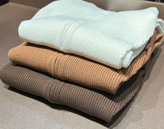 Macacão tricot com zíper