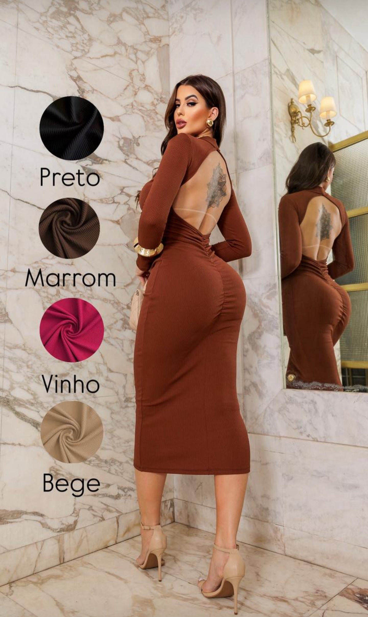 Vestido empina Bumbum